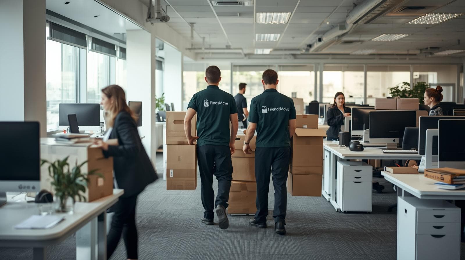 Firmenumzug für Büros und Unternehmen mit strukturierter Logistik