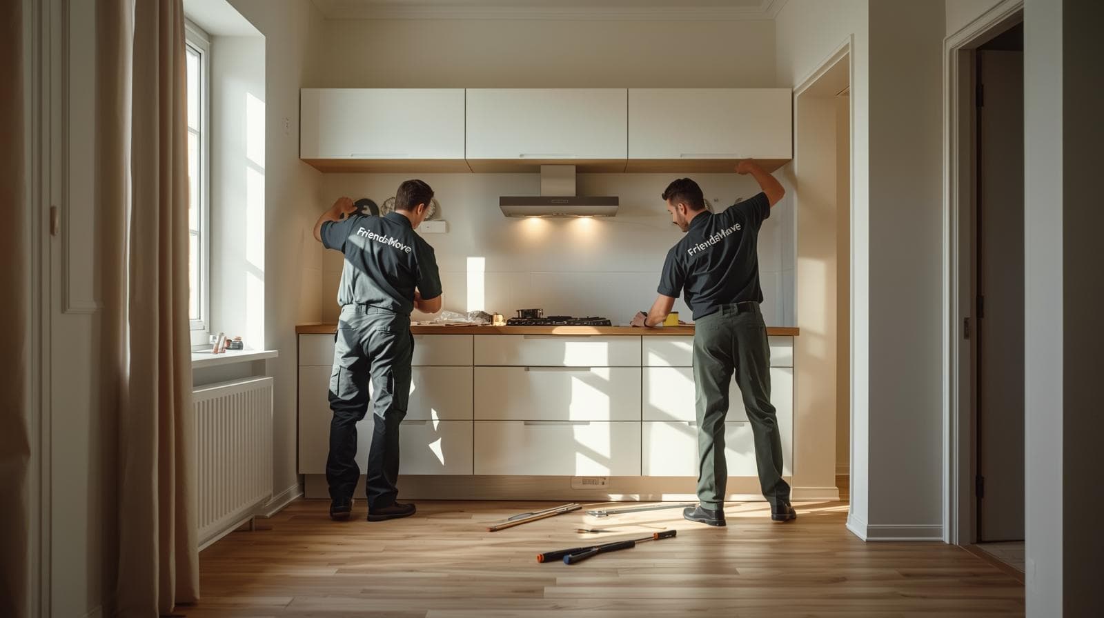 Küchenmontage und Küchenaufbau beim Umzug durch erfahrene Monteure